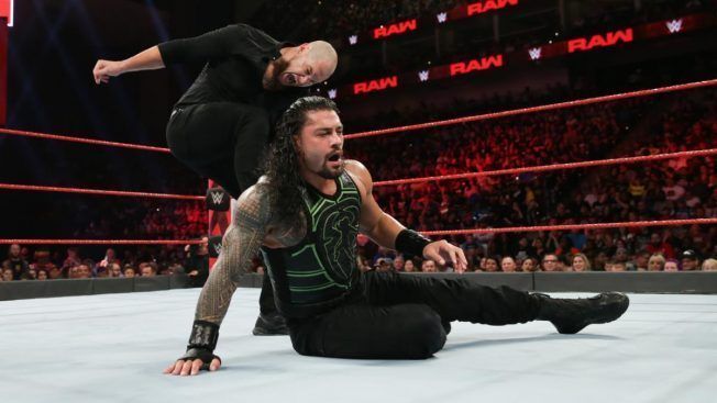 Image result for corbin vs reigns raw