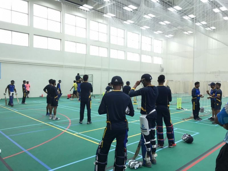 The Bengal side were seen practicing at the Centre for Sports Sciences