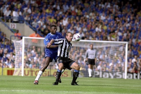 Marcel Desailly and Alan Shearer