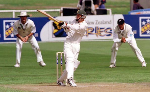 South Africa &#039; Gary Kirsten cracks the ball to the