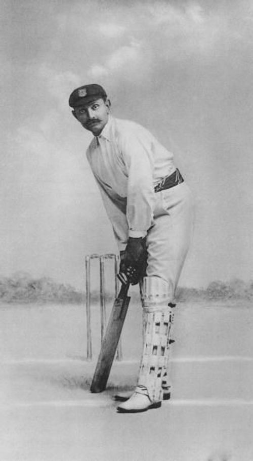 Ranji's batting stance