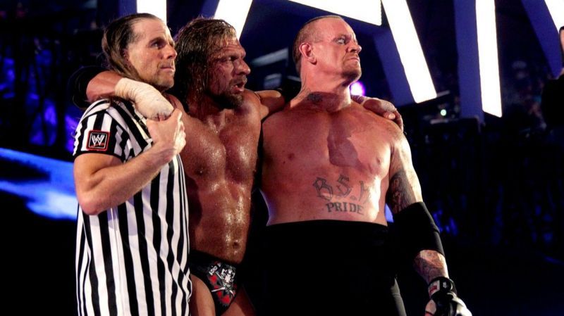 Shawn Michaels and Triple H electrified the crowd opposite The Undertaker at WrestleMania 28.