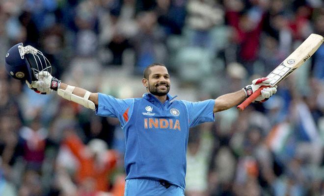 Dhawan is just 173 runs away from 5,000 ODI runs