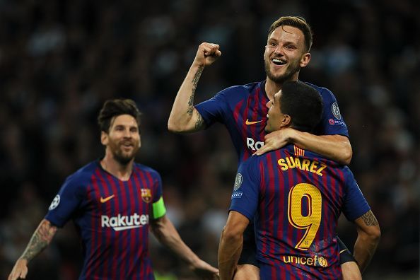 Barcelona came out on top after a high-octane encounter at Wembley 