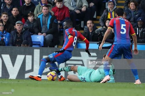 Mustafi gave away a penalty in the first half