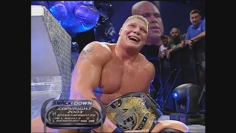 Image result for kurt angle vs brock lesnar iron man match