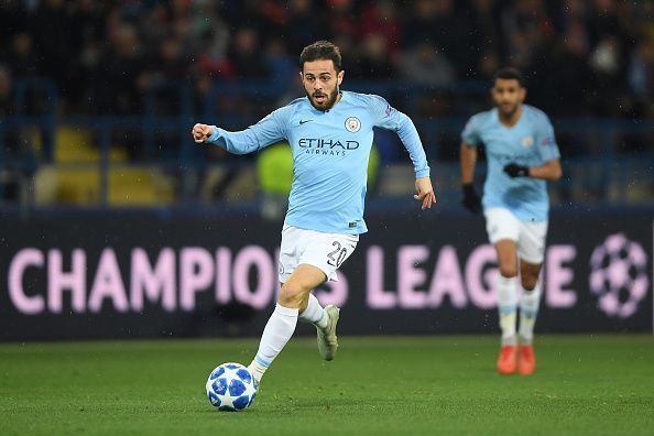 Bernardo Silva's goal finished off the Ukrainian champions