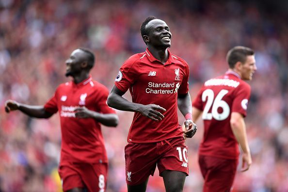 Mane is the top-scorer for Liverpool in the league.