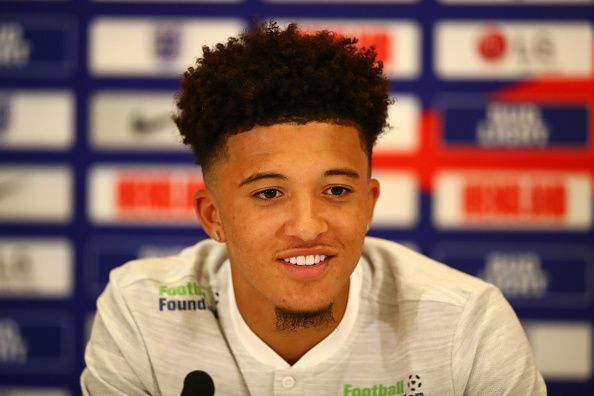 Jadon Sancho has debuted for Three Lions at the age of 18