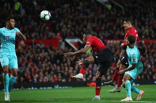 Alexis Sanchez headed home the winner against Newcastle United