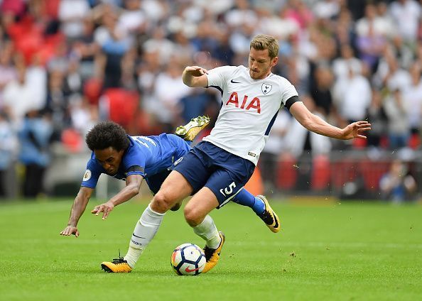 Vertonghen in action in the Premier League