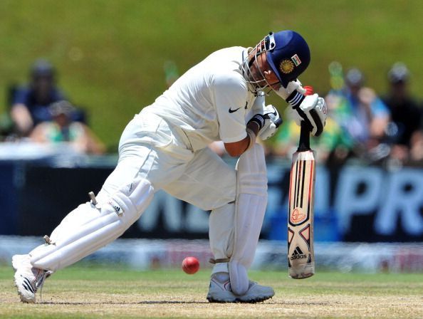 Sachin Tendulkar in a Test match against South Africa