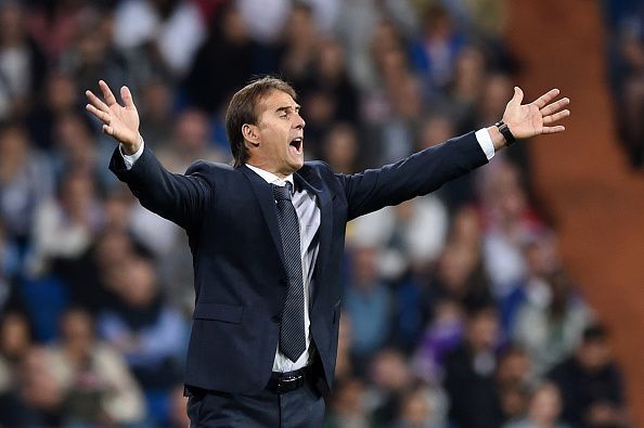 Real Madrid manager Julen Lopetegui