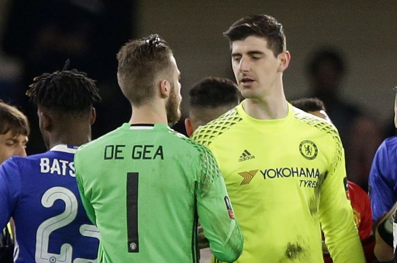 Thibaut Courtois and David De Gea