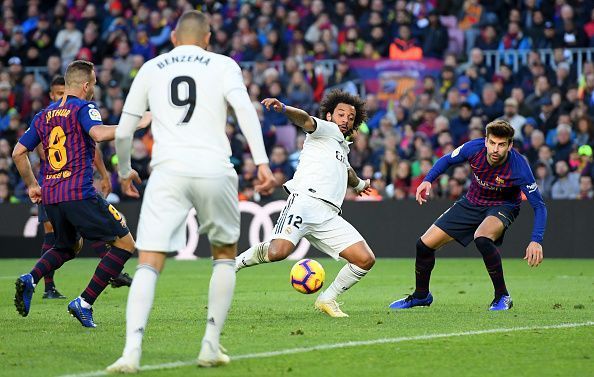 Marcelo pulled a goal back for Real