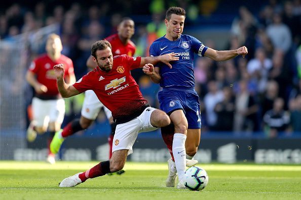 Chelsea had big problems with breaking Manchester United&#039;s defensive block this weekend