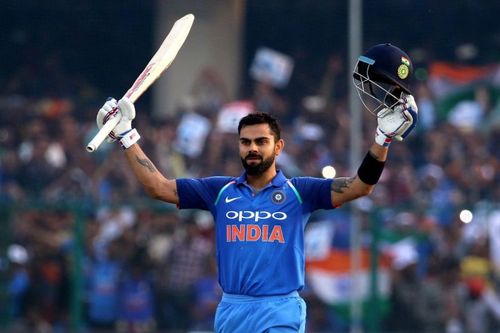 Kohli scored his third consecutive ton at Pune