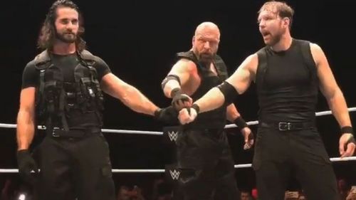 Triple H had filled in for Roman Reigns