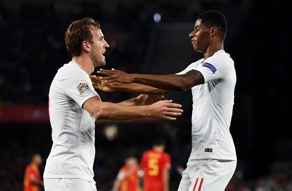 Harry Kane was instrumental in England's win over Spain.