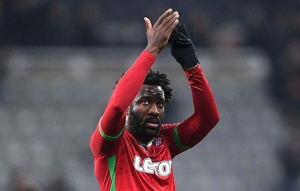 Bony ended up with a torn ligament but continued to play for the rest of the match