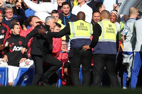 Jose Mourinho had a roller-coaster of a day as Chelsea came out with a point from the game