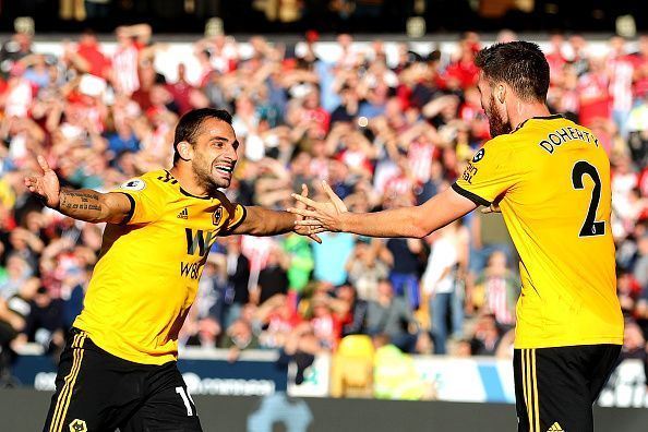 Jonny (Left in the picture) and Matt Doherty (Right in the picture) have been superb for Wolves this season