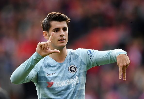 Alvaro Morata joined Chelsea in the summer of 2017