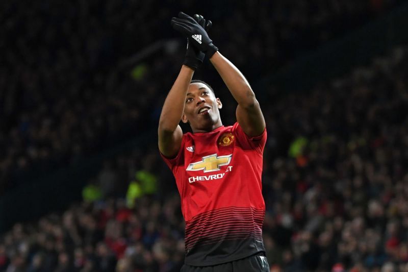 Martial has been the in-form player for United in recent games.