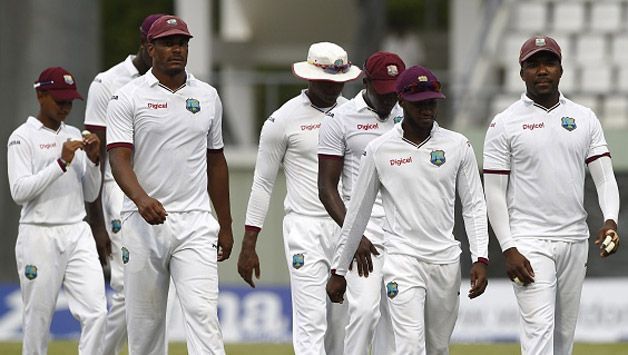 The West Indies team - Low on confidence