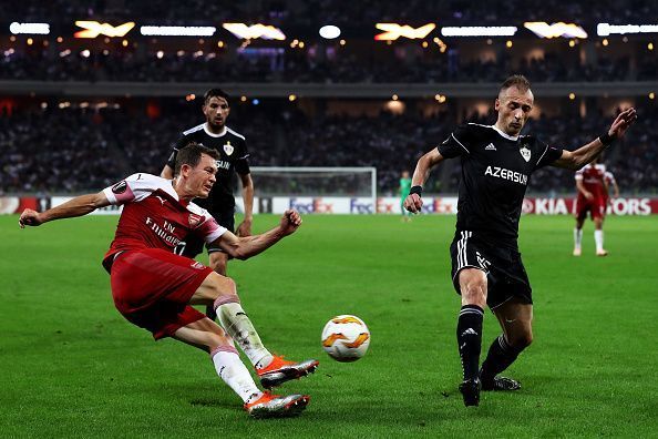 Stephan Lichsteiner(L) will start as the right-back with Kolasinac on the left.