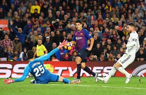 The third goal in Suarez's hat-trick