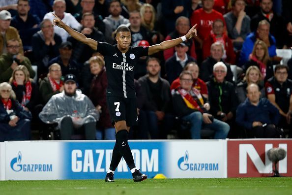 Mbappe has been in a brilliant form in the Champions League this season