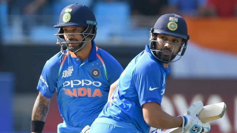 Shikhar Dhawan and Rohit Sharma