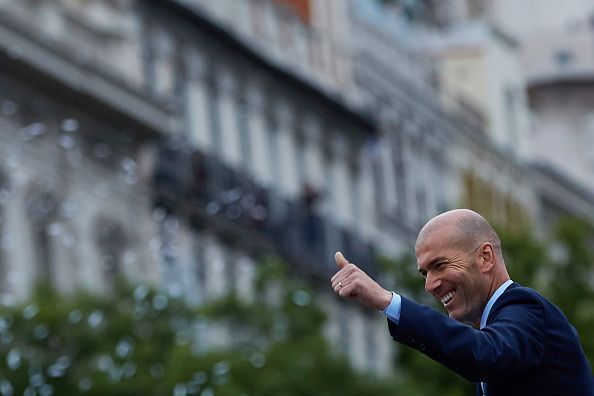 Zidane led Real Madrid to three consecutive Champions League victories