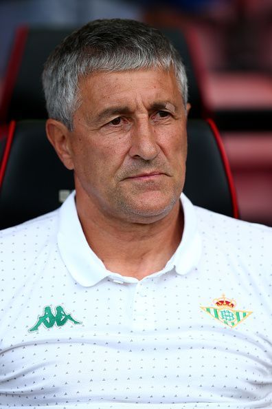 Quique Setien led Real Betis to