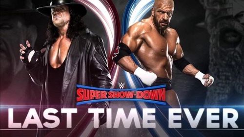 The Deadman will clash with WWE's COO, Triple H in an epic contest at WWE Super Show-Down