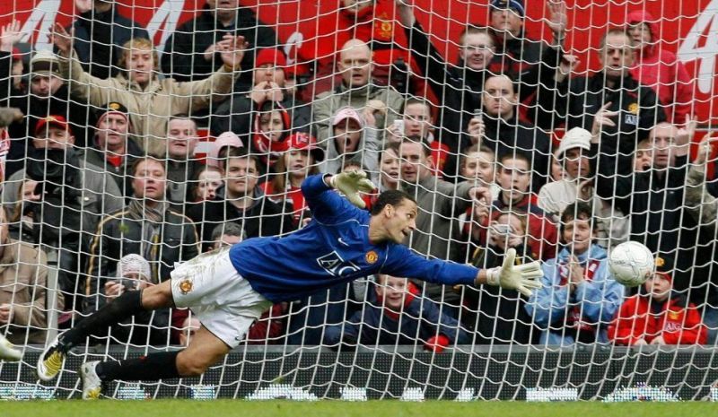 Ferdinand tried saving the penalty but couldn&#039;t do so.