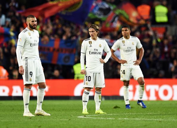 A depleted Madrid side