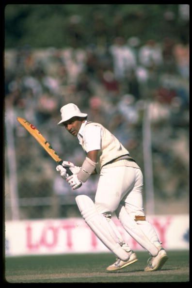 Sunil Gavaskar in action against England.