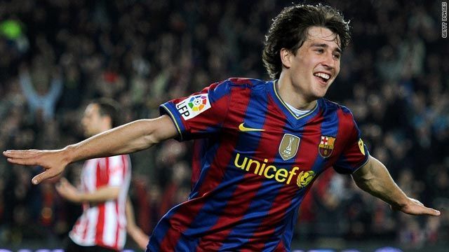 Bojan Krkic netted five goals as a teenager at Barcelona