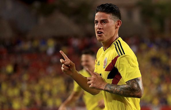 James Rodriguez scored in the 34th minutes with a curling shot to break the deadlock in the first half