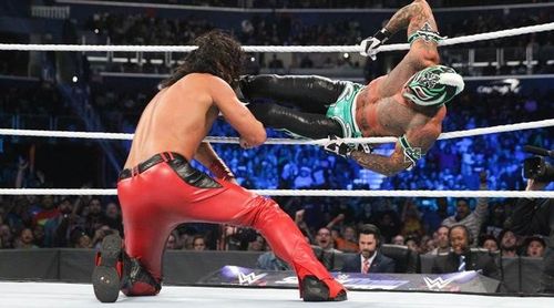 Rey Mysterio made a successful return to the company's blue brand after defeating United States Champion Shinsuke Nakamura on SmackDown 1000 and booked a place in the WWE World Cup