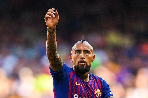 Chile and FC Barcelona midfielder Arturo Vidal