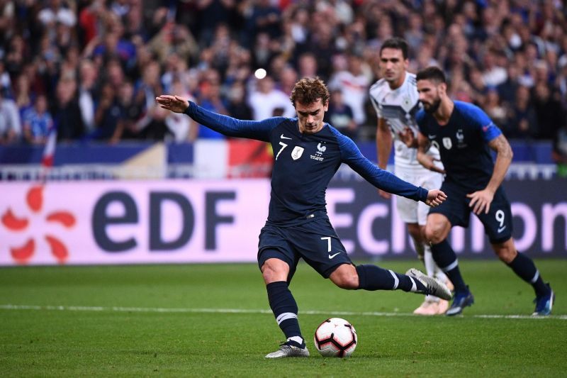 Griezmann scored a brace for France.