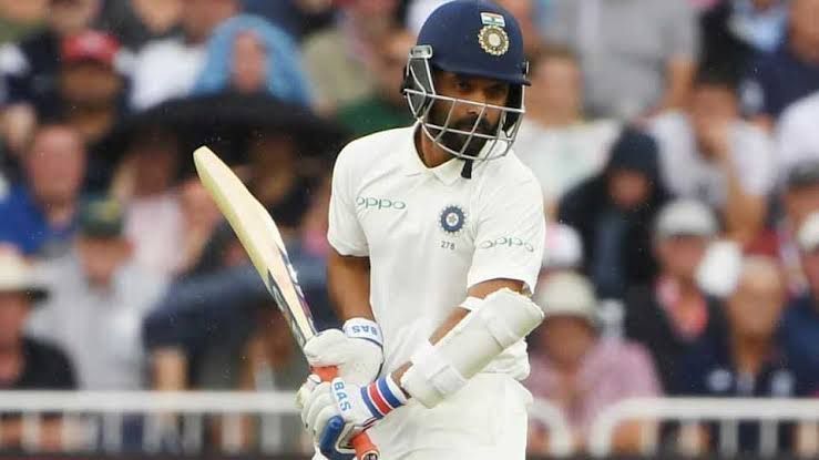 Rahane is the vice-captain of the Indian Test team.