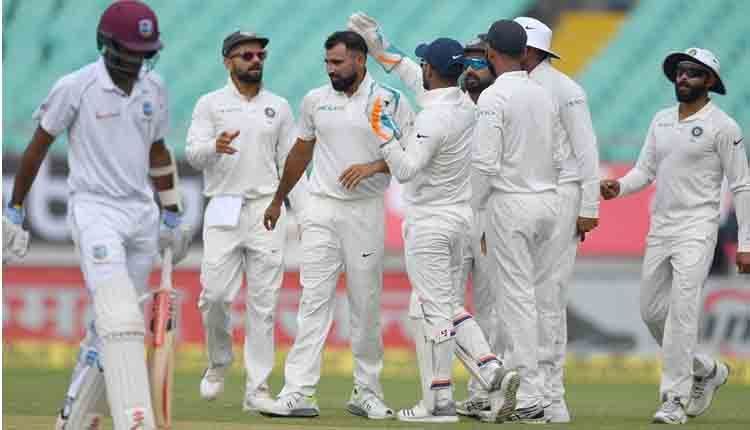Image result for India win Rajkot TEst