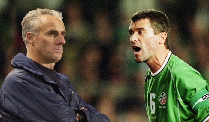 Roy Keane and Mick McCarthy