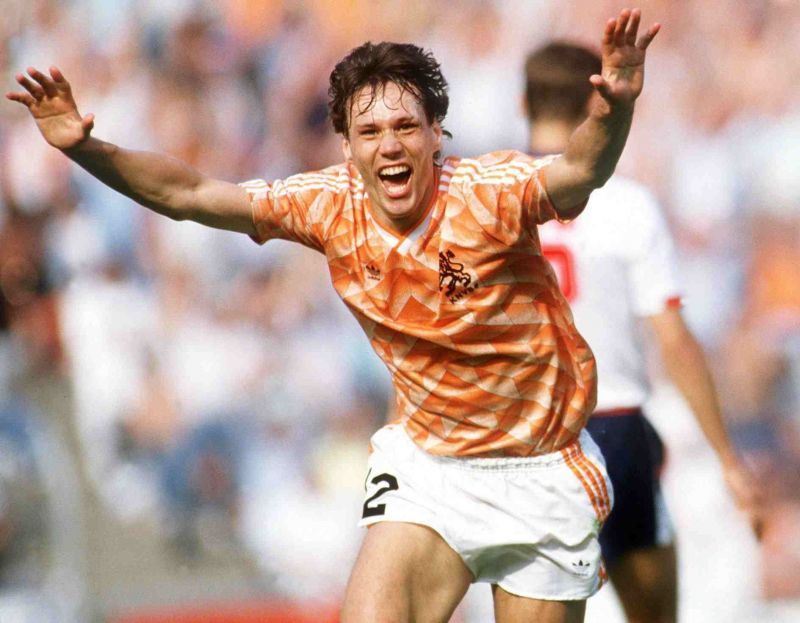 van Basten retired due to an ankle injury