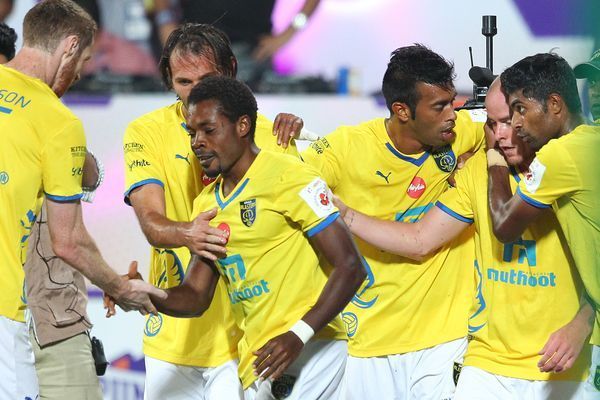 Former Kerala Blasters midfielder Penn Orji glanced one into the net to beat the Pune City goalkeeper Emanuele Belardi who could not get near to the ball