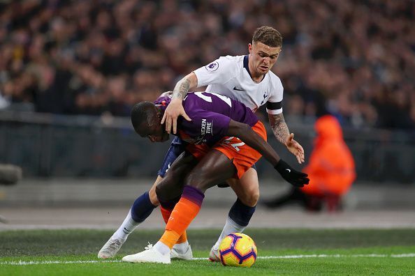Trippier in particular had a difficult night defending against Sterling and Mendy on the left-hand side
